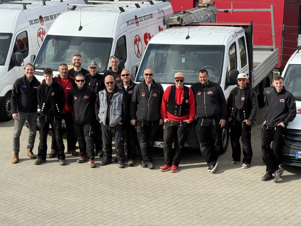 dachdeckerei streit - team